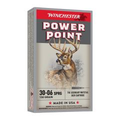 Winchester 30-06 Power Point 180gr Soft Point Box of 20
