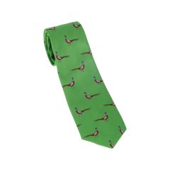 Taylors Ties Lime Green Pheasant Tie