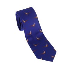 Taylors Ties Navy Pheasant Tie