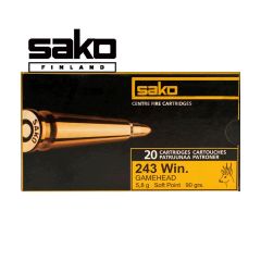 Sako .243 Win Gamehead 90gr Soft Point Box of 20