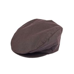 Dents Wax Flat Cap Brown