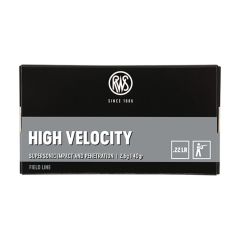 RWS .22LR High Velocity 40gr Solid Box of 50